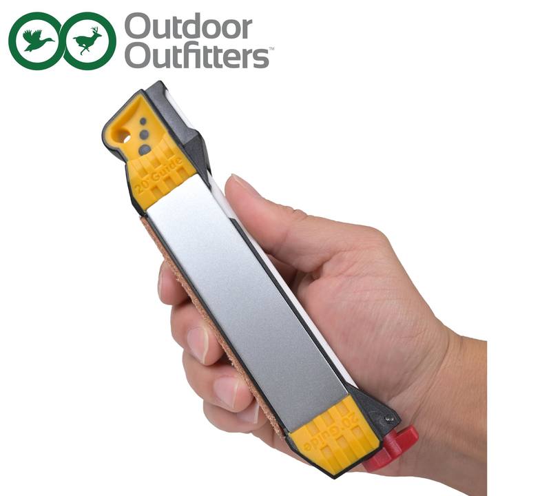 Buy Outdoor Outfitters Compact All-In-One Sharpener | Built In Angle Guides in NZ New Zealand.