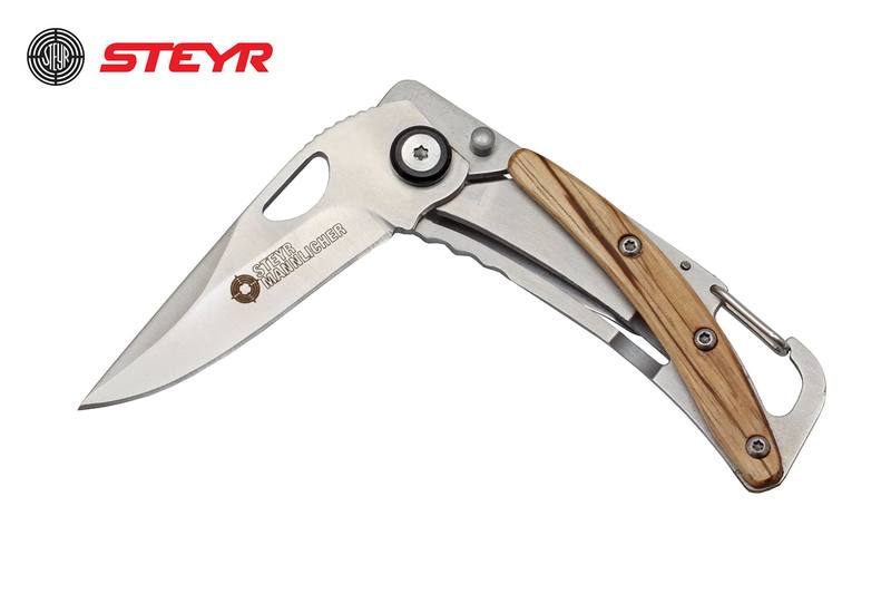 Buy Steyr Stainless Wood Pocket Knife in NZ New Zealand.