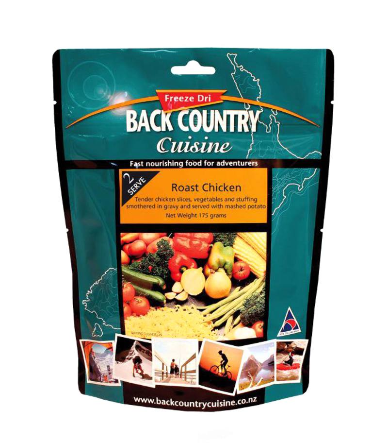 Buy Back Country Cuisine Freeze Dri Meal: Roast Chicken in NZ New Zealand.