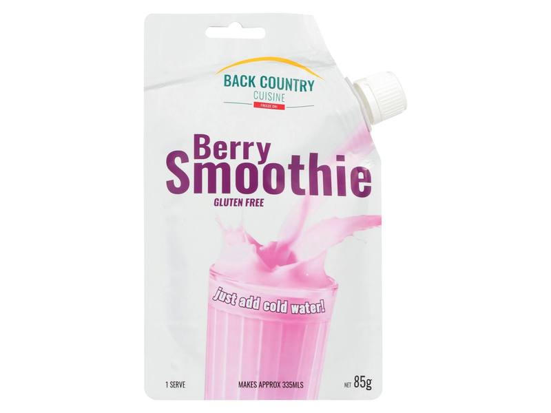 Buy Back Country Cuisine Freeze Dri Meal Regular Serve: Berry Smoothie in NZ New Zealand.