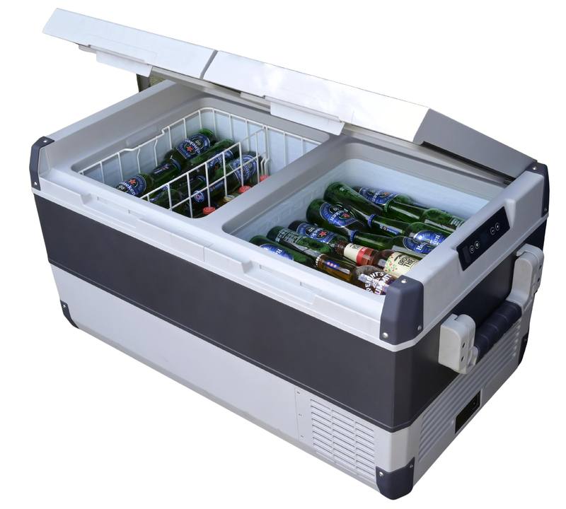 Buy FROZEN Dual Zone 12V Portable Fridge/Freezer 95L in NZ New Zealand.