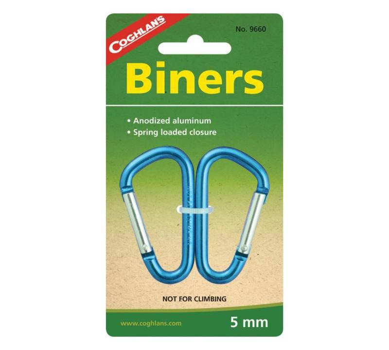 Buy Coghlans Mini Carabiners 6mm Pair in NZ New Zealand.