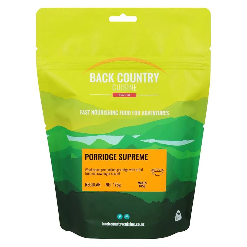 Buy Back Country Cuisine Freeze Dri Meal: Porridge Supreme in NZ New Zealand.