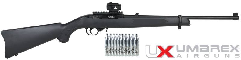 Buy .177 Umarex Ruger 10/22 Air Rifle with Red Dot Sight *Semi-Auto *10x Co2 Included in NZ New Zealand.