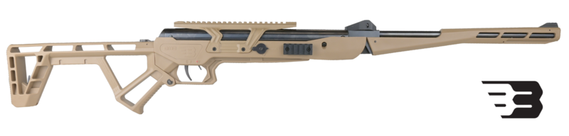 Buy .22 Black Bunker BM8 Survival Air Rifle Coyote Tan: 1000fps in NZ New Zealand.