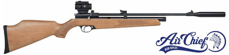 Buy .22 Air Chief Rapid Repeater Co2 Air Rifle with Red Dot in NZ New Zealand.