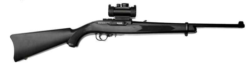 Buy Secondhand .177 Umarex Ruger 10/22 Air Rifle with Ranger Red Dot Sight *Semi Auto Mag Fed in NZ New Zealand.