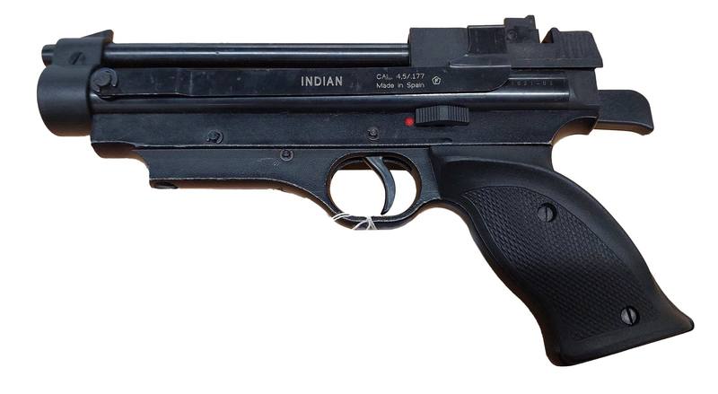 Buy Secondhand Indian 177 Folding Pump Air Pistol in NZ New Zealand.