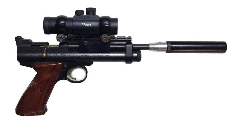 Buy Second Hand Crosman .22 2240 CO2 Air Pistol with Red Dot in NZ New Zealand.