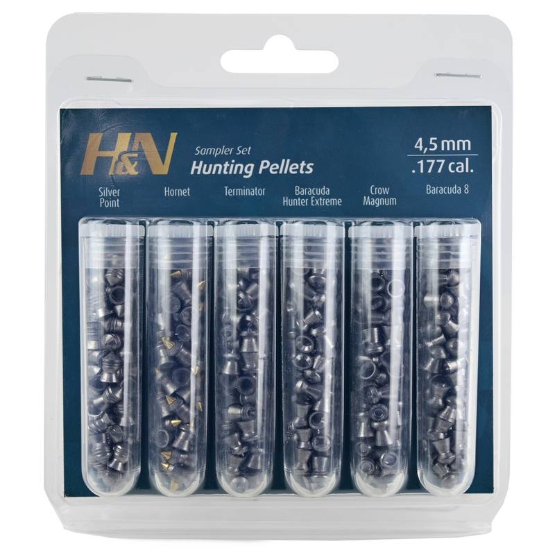 Buy H&N .177 2.0 Sampler Hunting Pellets | 6 Different Pellets in NZ New Zealand.