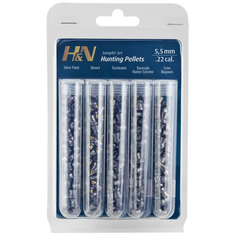 Buy H&N .22 2.0 Sampler Hunting Pellets | 5 Different Pellets in NZ New Zealand.