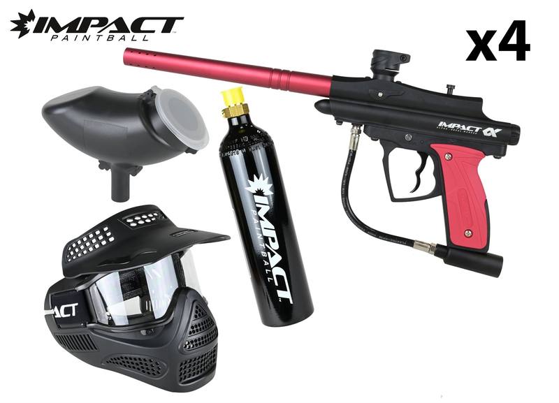 Buy Impact Skirmisher Paintball Marker 4 Player Starter Kit in NZ New Zealand.