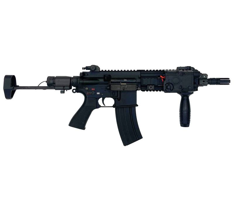 Buy Secondhand Marui HK416C Electric Airsoft Rifle Custom with Laser in NZ New Zealand.