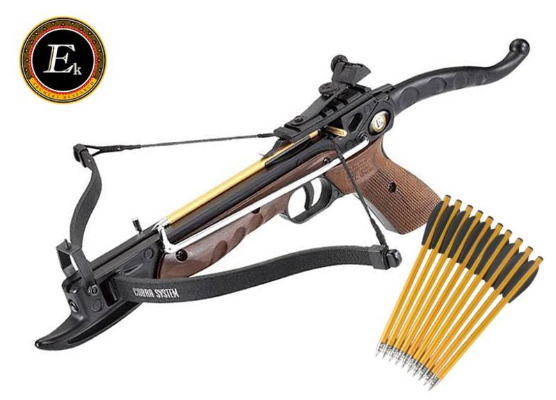 Buy Ek Cobra Pistol Crossbow 80lb + 10 Extra Bolts in NZ New Zealand.