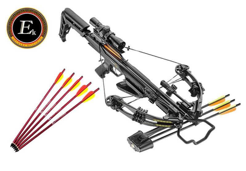 Buy Ek Blade+ Crossbow 340fps with 4x32 Scope + 5 Extra Bolts in NZ New Zealand.