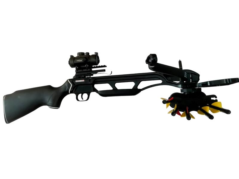 Buy Secondhand Mankung 150lbs Alloy Crossbow with Stealth Red-dot in NZ New Zealand.