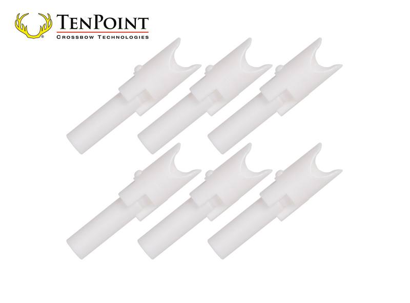 Buy TenPoint Replacement Alpha-Nock White 6 Pack in NZ New Zealand.