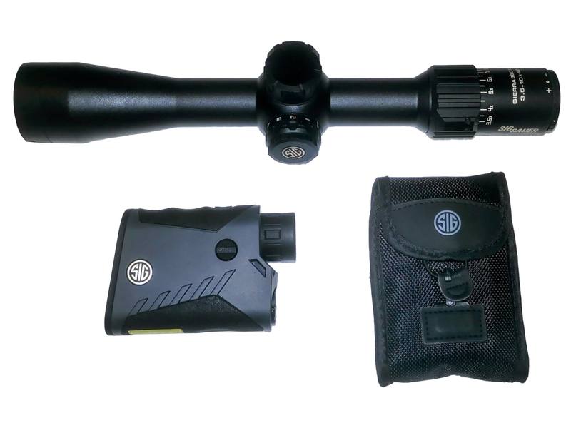 Buy Secondhand Sig Sauer Sierra 3 3.5-10x42 & KILO1000 Rangefinder Combo Kit in NZ New Zealand.