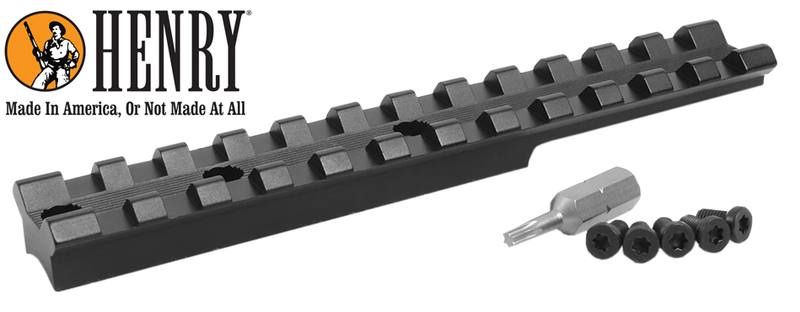 Buy Henry 1-Piece EGW Picatinny Rail Mount: Fits Henry Single-Shot Rifles & Shotguns (H015) in NZ New Zealand.