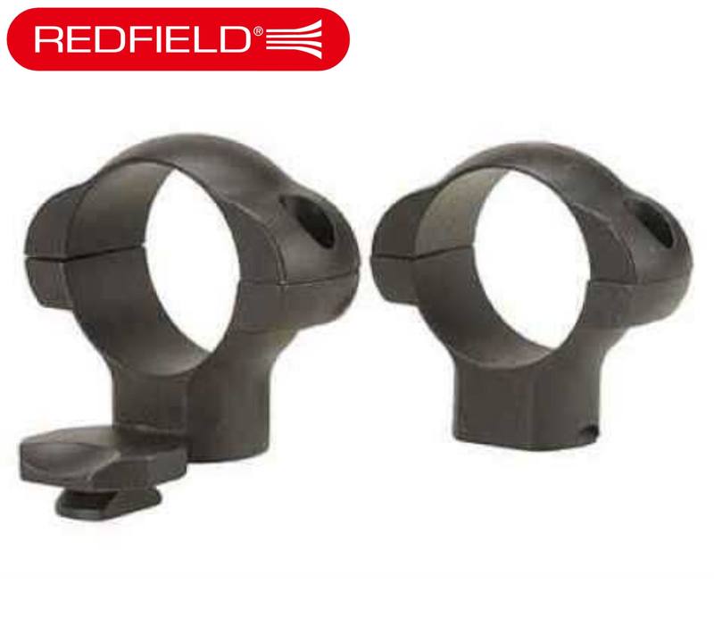 Buy Redfield 1" Standard Rear Extended Front High Matte Black Rings in NZ New Zealand.