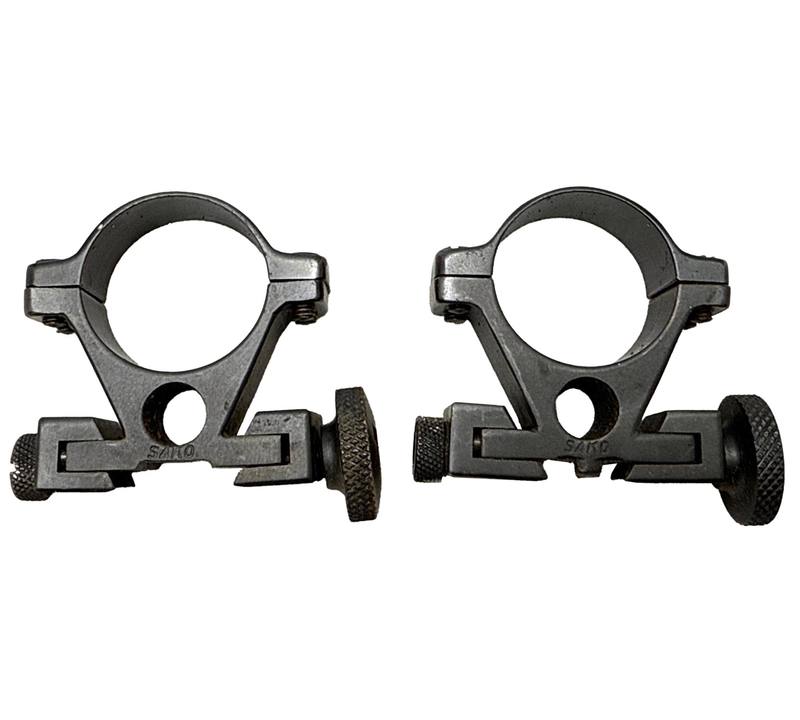 Buy Secondhand Sako Windage 1" Medium Blued Rings in NZ New Zealand.