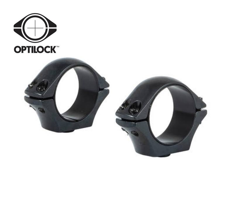 Buy Optilock Rings 1" Blued Extra Low in NZ New Zealand.