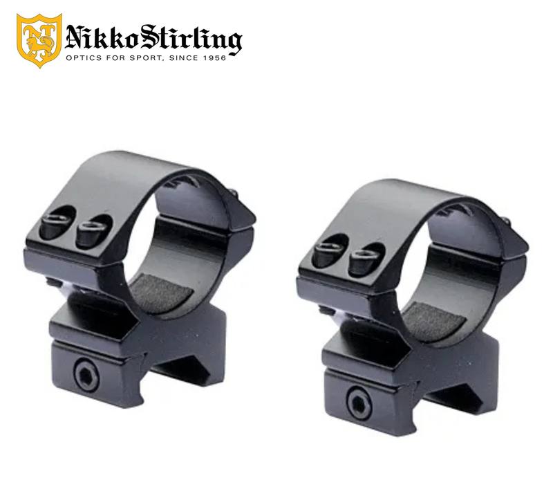 Buy Nikko Stirling 30mm Low Weaver/Picatinny Rings in NZ New Zealand.