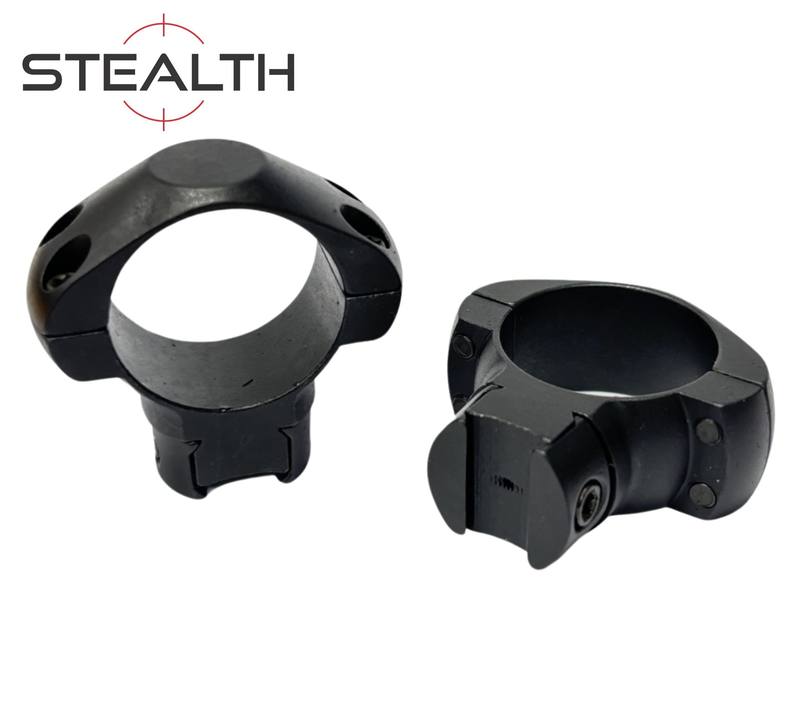 Buy Stealth 1" 3/8" Dovetail Medium Steel Rings in NZ New Zealand.