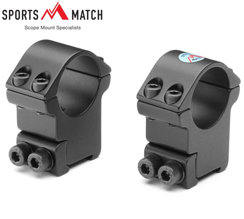 Buy Sports Match 1” Dovetail High Tikka Scope Rings in NZ New Zealand.