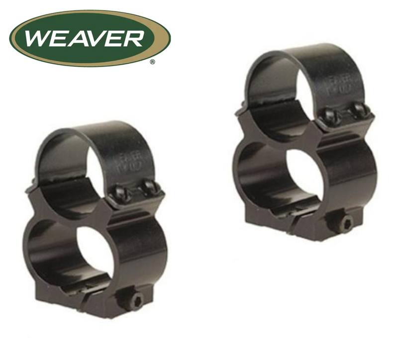 Buy Weaver Ruger 77/22 1" See-Thru Matte Black Rings in NZ New Zealand.