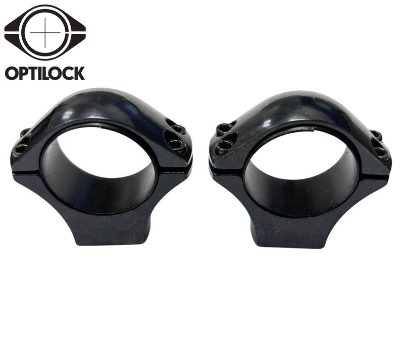 Buy Secondhand Optilock 1" Blued Medium 2-Piece Rings in NZ New Zealand.