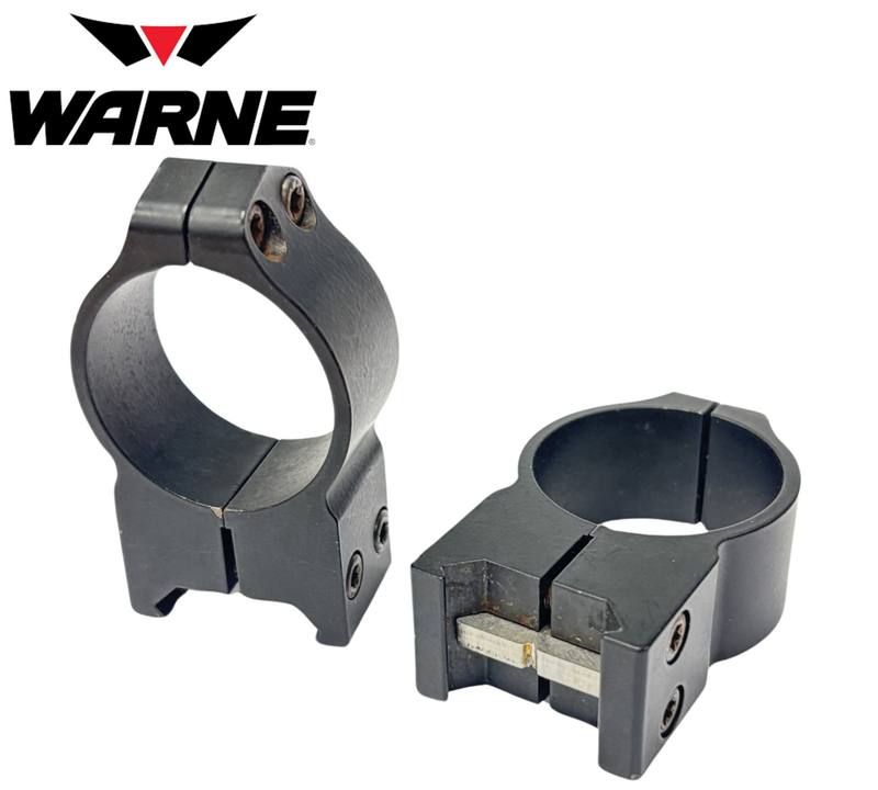 Buy Secondhand Warne 30mm Weaver X-High Steel Matte Black Rings in NZ New Zealand.