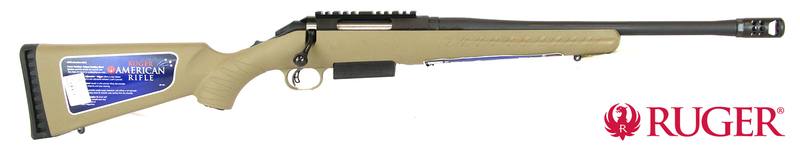 Buy 450 Bushmaster Ruger American Ranch Blued/Synthetic Flat Dark Earth in NZ New Zealand.