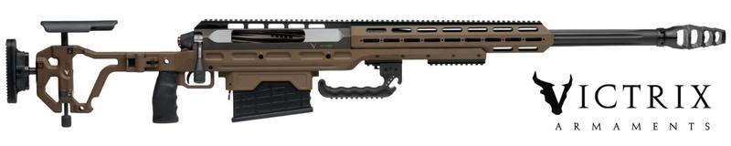 Buy 50-BMG Victrix Corvo V Cerakote 27" | Medium Flat Brown in NZ New Zealand.