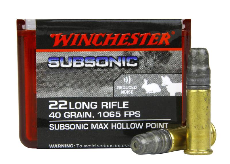 Buy Winchester 22 Subsonic 40gr Hollow Point 1065fps in NZ New Zealand.