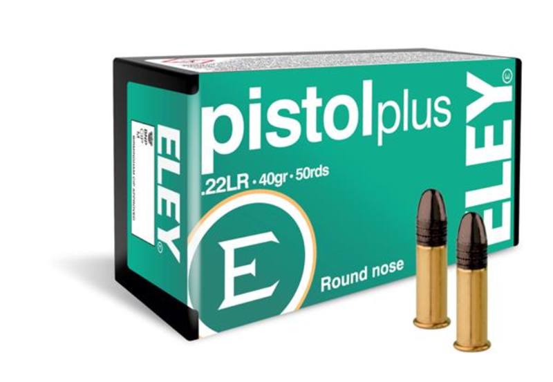 Buy ELEY 22 LR 40gr Pistols Plus Round Nose 880fps in NZ New Zealand.