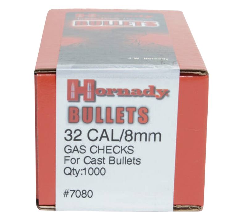 Buy Hornady 8mm Gas Checks 32cal x1000 in NZ New Zealand.