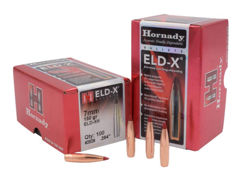 Buy Hornady 7mm Projectiles 150gr ELD-X x100 in NZ New Zealand.