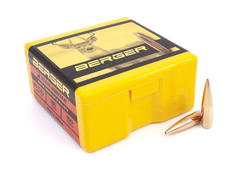 Buy Berger Projectiles .30 Cal (.308) 180gr Elite Hunter 100x in NZ New Zealand.