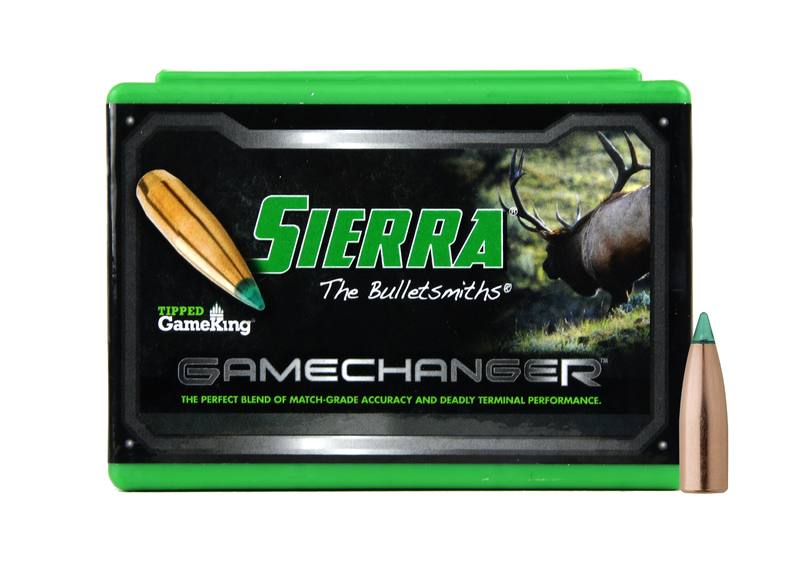 Buy Sierra Projectiles 30cal 125gr TGK Tipped GameKing GameChanger 100x in NZ New Zealand.