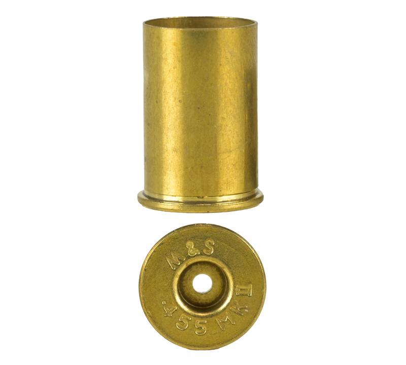 Buy Secondhand Brass 455 Webley MKII Unprimed Cases | 100 Cases in NZ New Zealand.