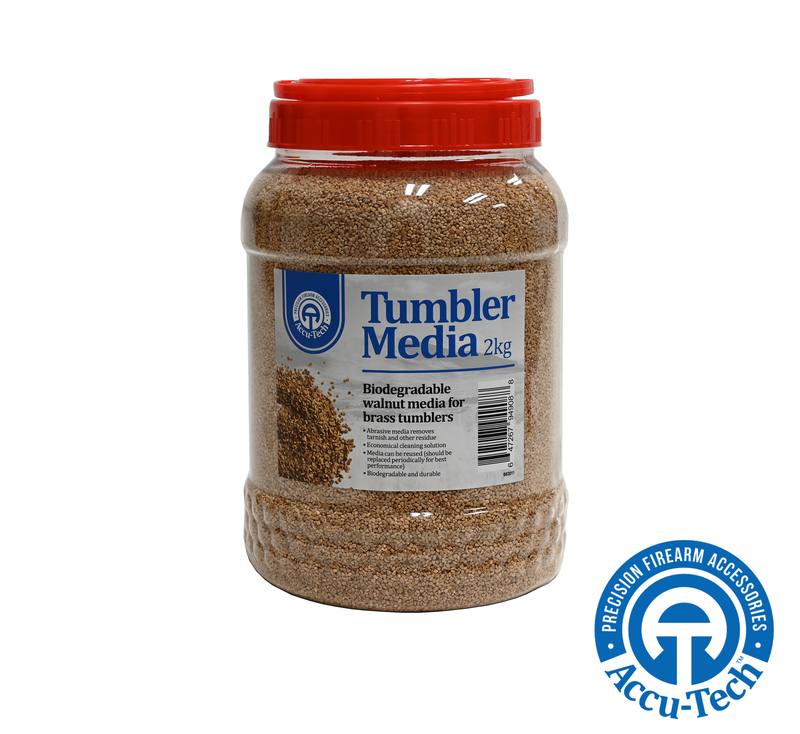 Buy Accu-Tech Tumbler Media Walnut 2KG in NZ New Zealand.