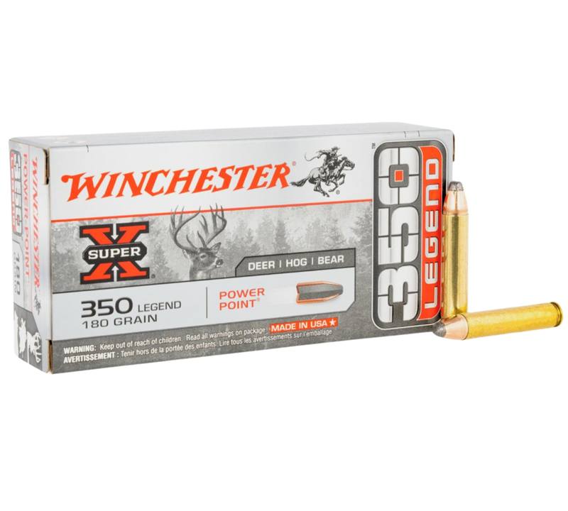 Buy Winchester 350 Legend Super-X 180gr Power Point 20 Rounds in NZ New Zealand.