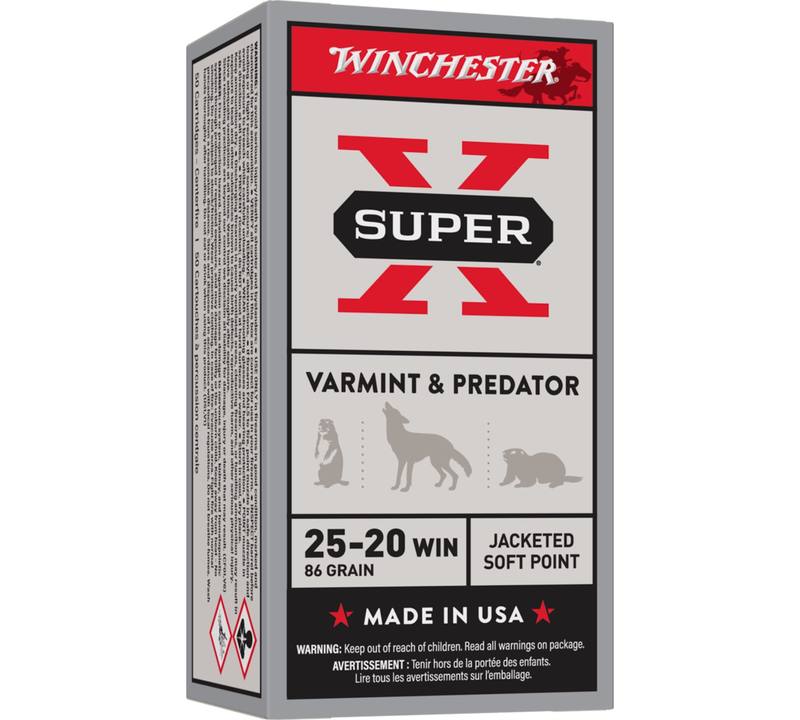 Buy Winchester 25-20 Super-X 86gr Jacket Soft Point 50 Rounds in NZ New Zealand.