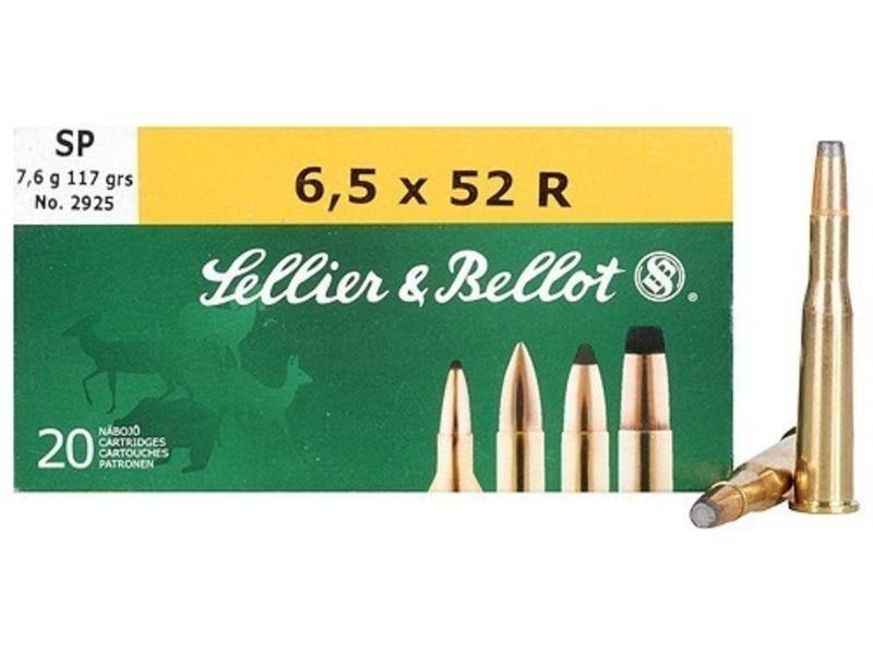 Buy Sellier & Bellot 6.5X52R 117gr Soft Point 20 Rounds in NZ New Zealand.