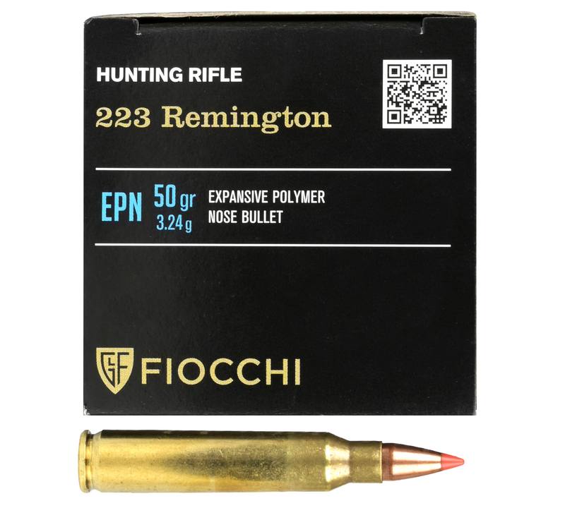 Buy Fiocchi 223 Hunting 50gr V-Max Polymer Tip 50 Rounds in NZ New Zealand.