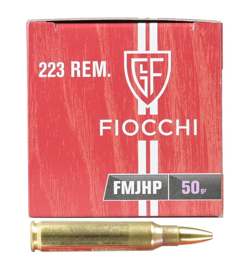 Buy Fiocchi 223 Classic Line 50gr Full Metal Jacket Hollow Point in NZ New Zealand.