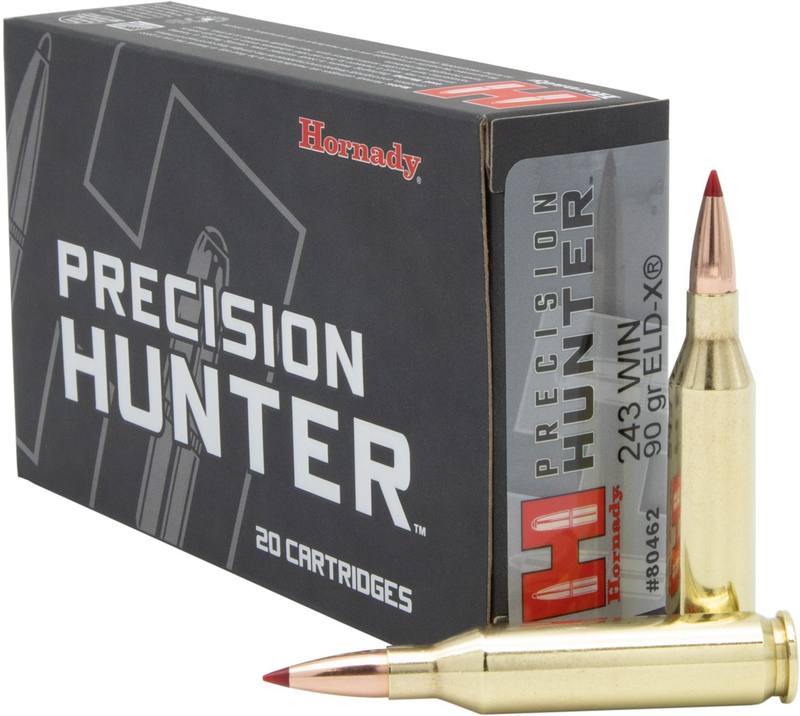 Buy Hornady 243 Precision Hunter 90gr Polymer Tip ELD-X 20 Rounds in NZ New Zealand.