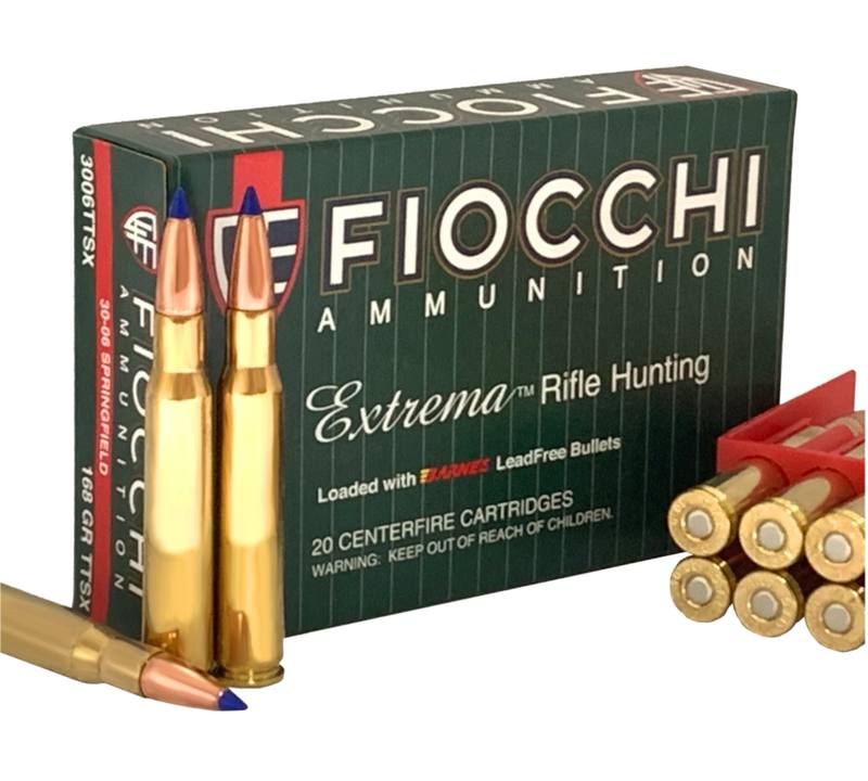 Buy Fiocchi 30-06 Springfield Extrema 168gr TSX Tip | 20 Rounds in NZ New Zealand.