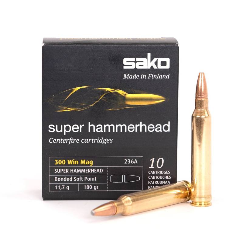 Buy Sako 300 Win Mag Super Hammerhead 180gr Soft Point in NZ New Zealand.